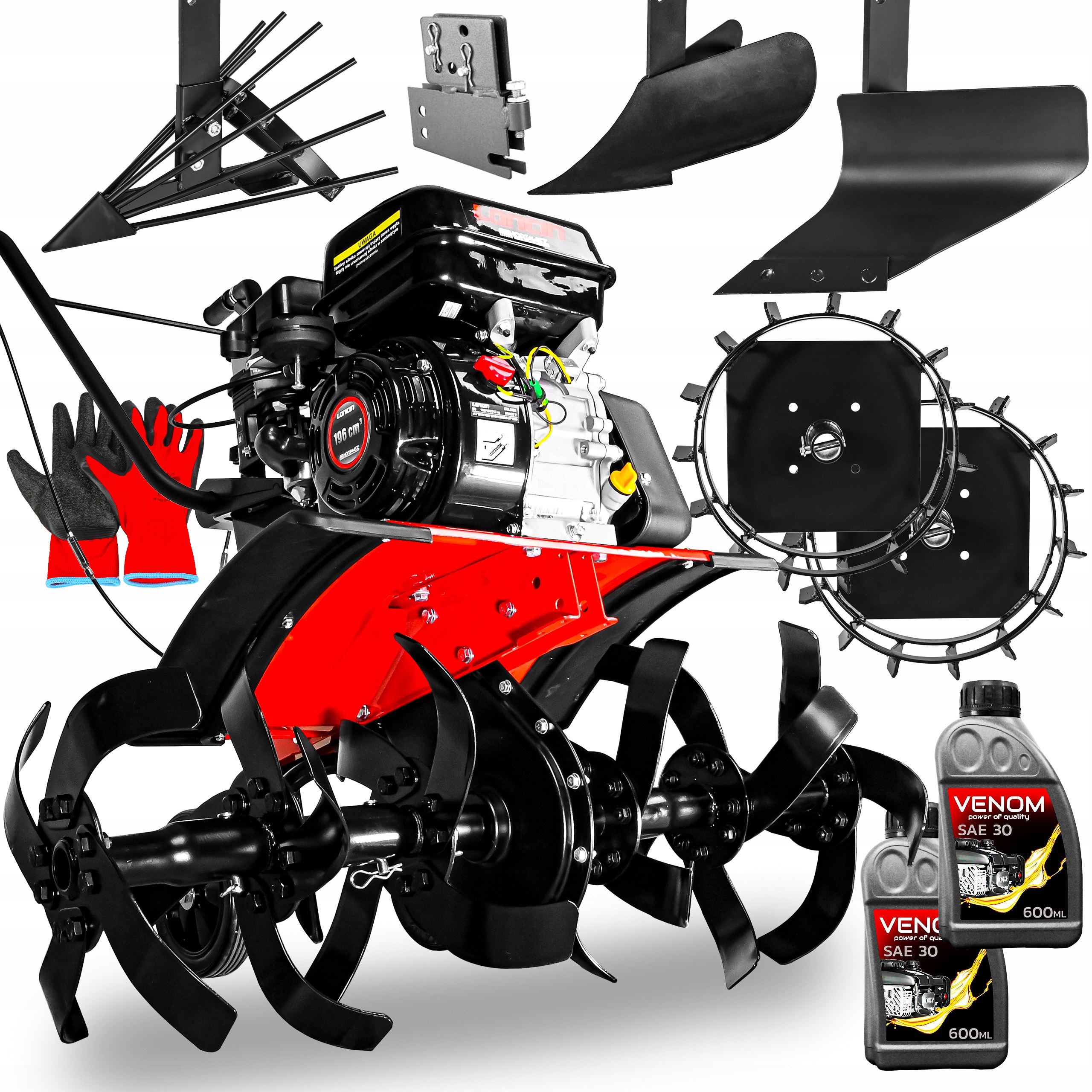 Kultivátor Hortmasz 84 cm 4096 W 9,5 HP